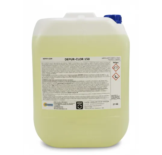 Cloro líquido 150g de 27kg 